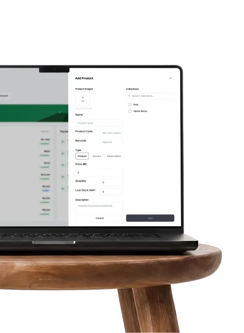 Viewing business products from a phone