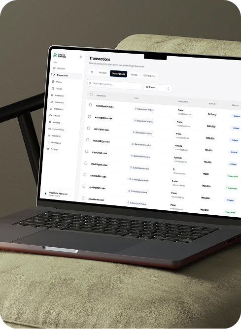Viewing client subscriptions from a phone